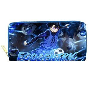 Blue Rock Isagi Yoichi Wallet Blue NWT